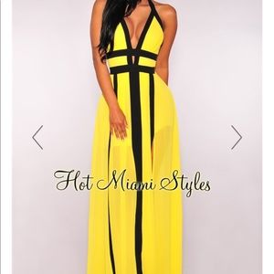 Gorgeous yellow dress! Worn only a couple times.